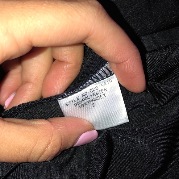 NWT Disruptive Youth Black Halter Dress - Picture 4 of 6